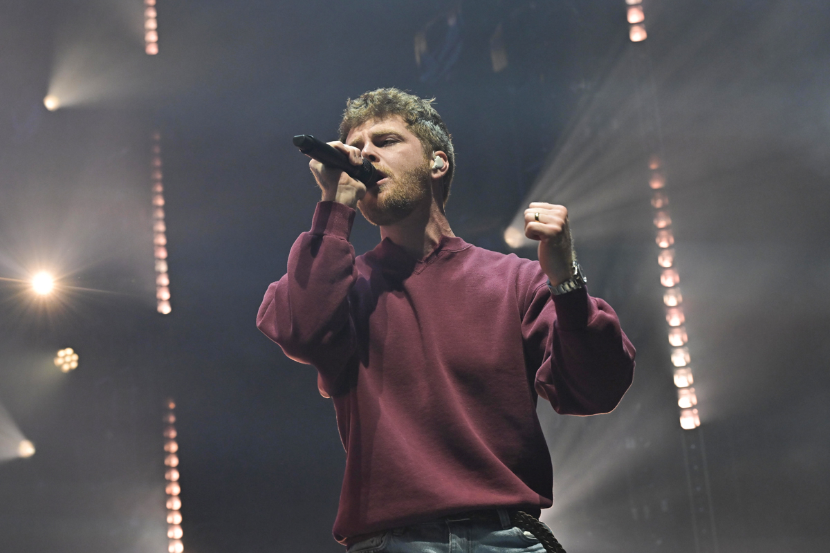 Alex Warren performs in concert, during "Cheaper Than Therapy Tour" at Hard Rock Live at Seminole Hard Rock Hotel & Casino Hollywood on Oct. 8, 2025 in Hollywood, Florida.