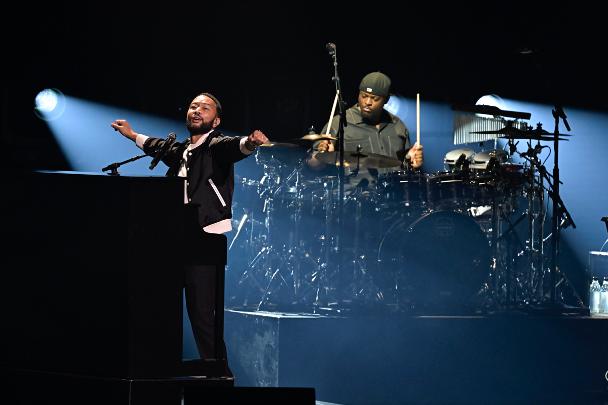 John Legend performs in concert during “Get Lifted 20th Anniversary Tour” at Hard Rock Live at Seminole Hard Rock Hollywood on Oct. 26, 2025 in Hollywood, Florida.