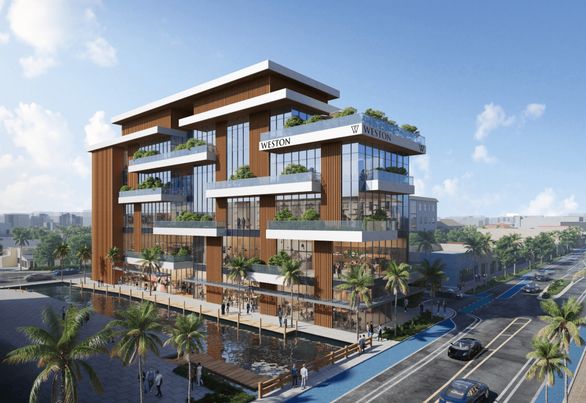 A photo rendering of Weston Jewelers' Las Olas location.