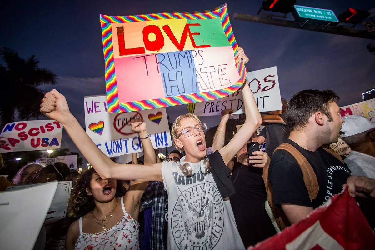 Hundreds to Protest President Trump at Bayfront Park Tonight, Thousands to Protest Tomorrow