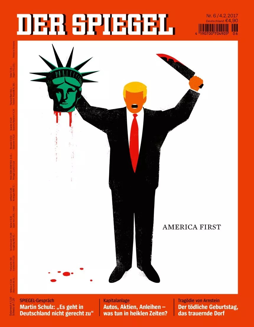 A Cuban-American Miamian Created the Viral Cover of Trump Beheading Lady Liberty