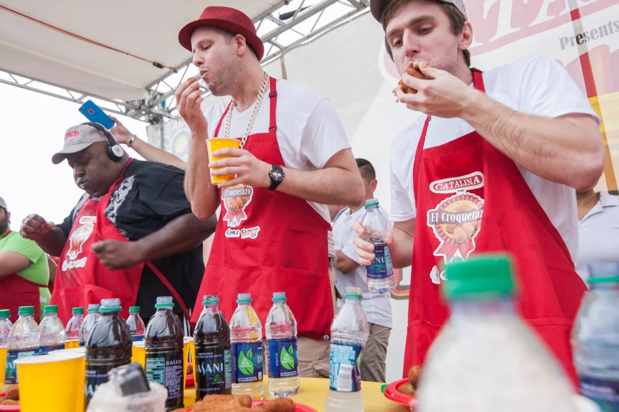 Carmen Cincotti Sets World Record at Calle Ocho by Eating 158 Croquetas in Eight Minutes