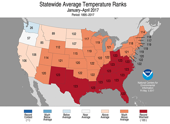 Florida’s 2017 Has Been the Hottest Year on Record