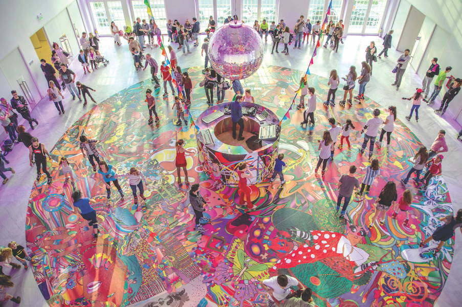 You Can Roller-Skate Across a Work of Art at Faena Forum
