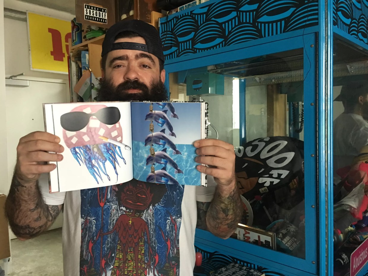 Jesus, Grills, and Uzis: Inside Ahol Sniffs Glue’s Art Book, <i>Cellular Fuckery</i>