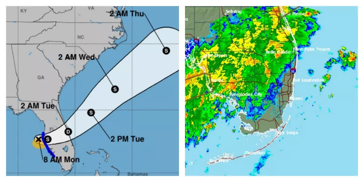 Tropical Storm Emily Will Drench Miami Today