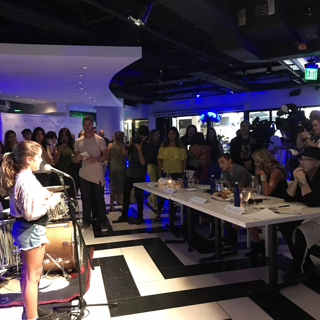 Phil and Orianne Collins Hold Auditions for Little Dreams Foundation