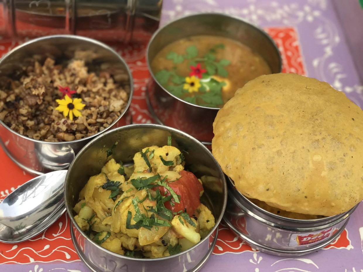 Ghee Offers Quick and Varied Traditional Indian Tiffin Lunch