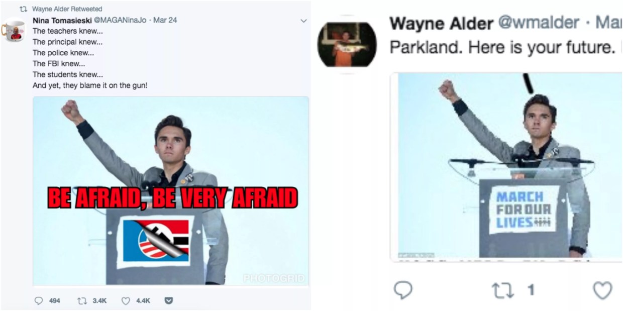 Parkland Education Advisory Board Member Compares David Hogg to Nazis on Twitter