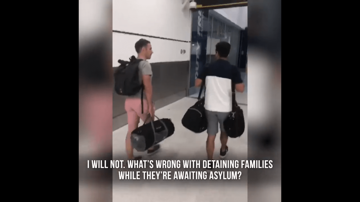 Confronted at Airport, Carlos Curbelo Says He Supports Detaining Asylum Seekers