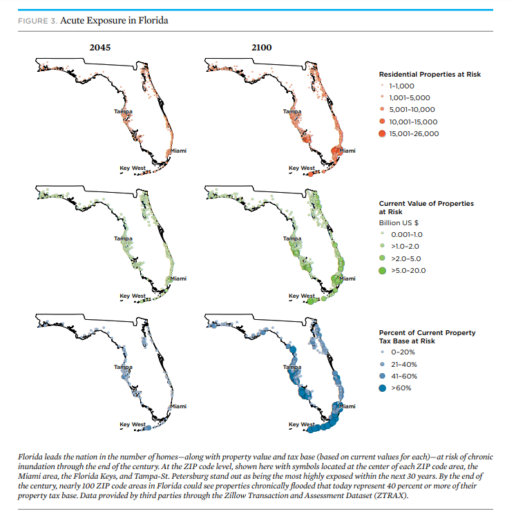 More Than One Million Florida Homes Could See “Chronic Flooding” by 2100