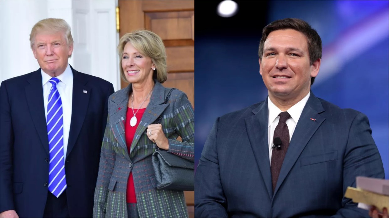 Betsy DeVos’ Family Gave $200,000 to Ron DeSantis’ PAC