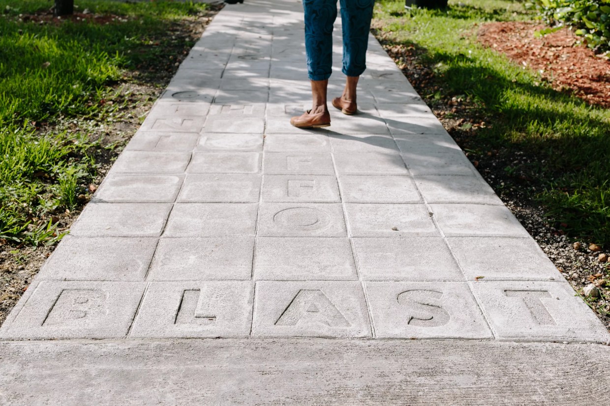 Agustina Woodgate and O, Miami Turn Miami-Dade Sidewalks Into Poetic Art