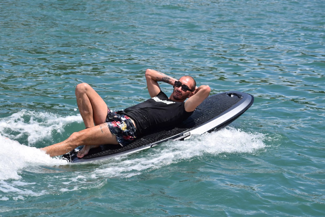 Swedish Jet Board G2X Brings Motorized Surfing to Miami