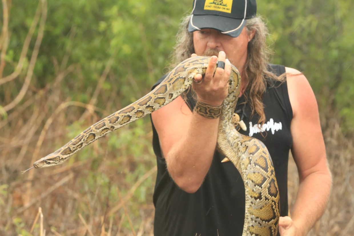 Everglades “Wild Man” Python Hunter to Star in Discovery Show