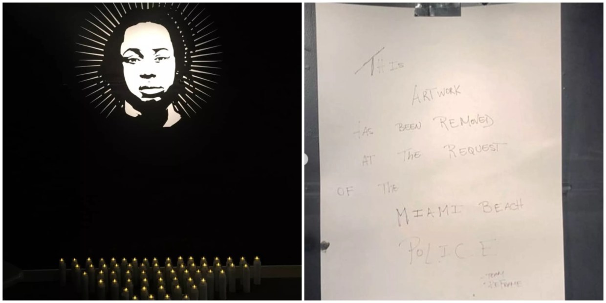 Miami Beach Censors Black Artist’s Tribute to Police-Shooting Victim UPDATED