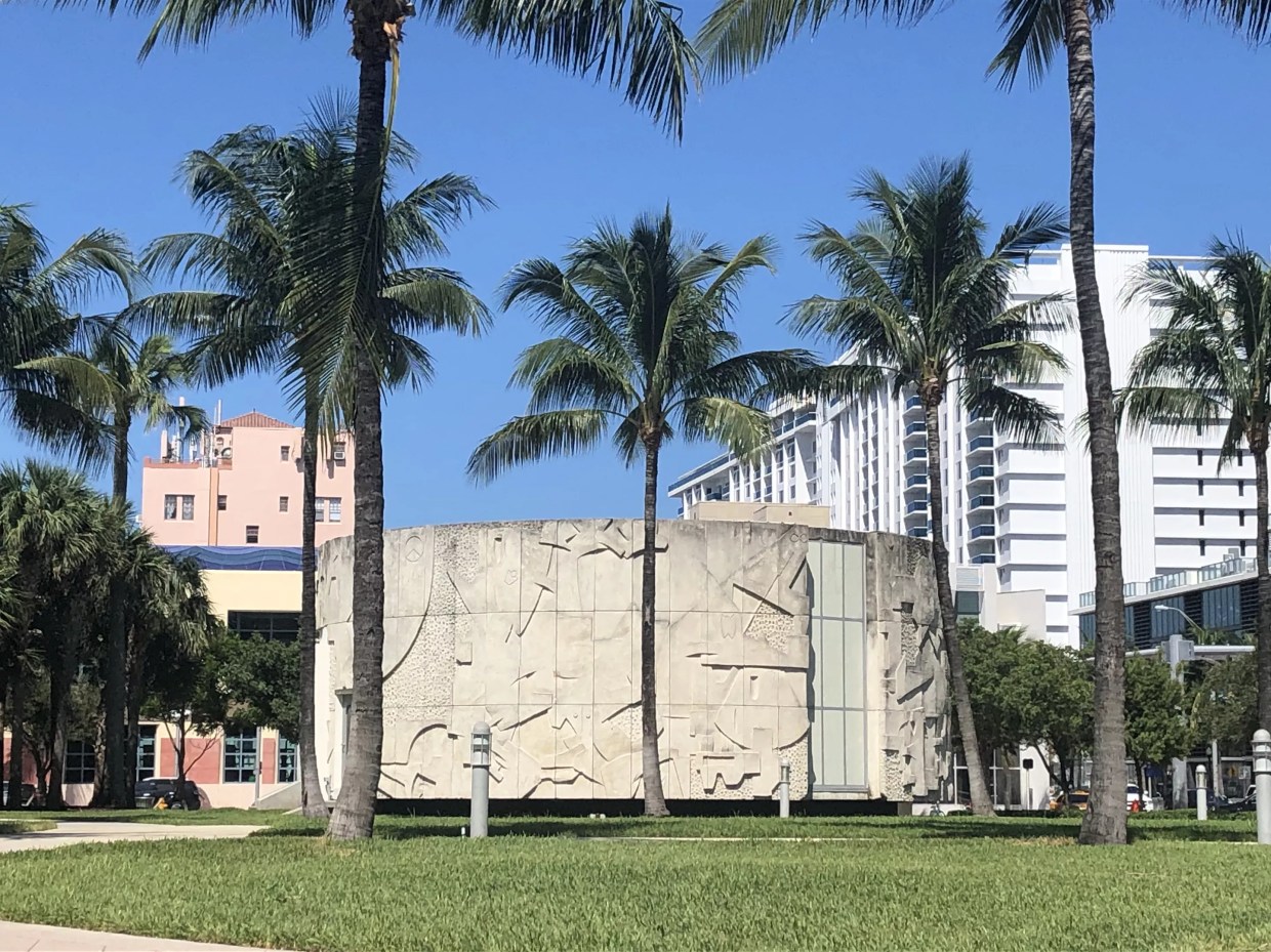 Misael Soto’s New Installation in Collins Park Takes on Climate Change