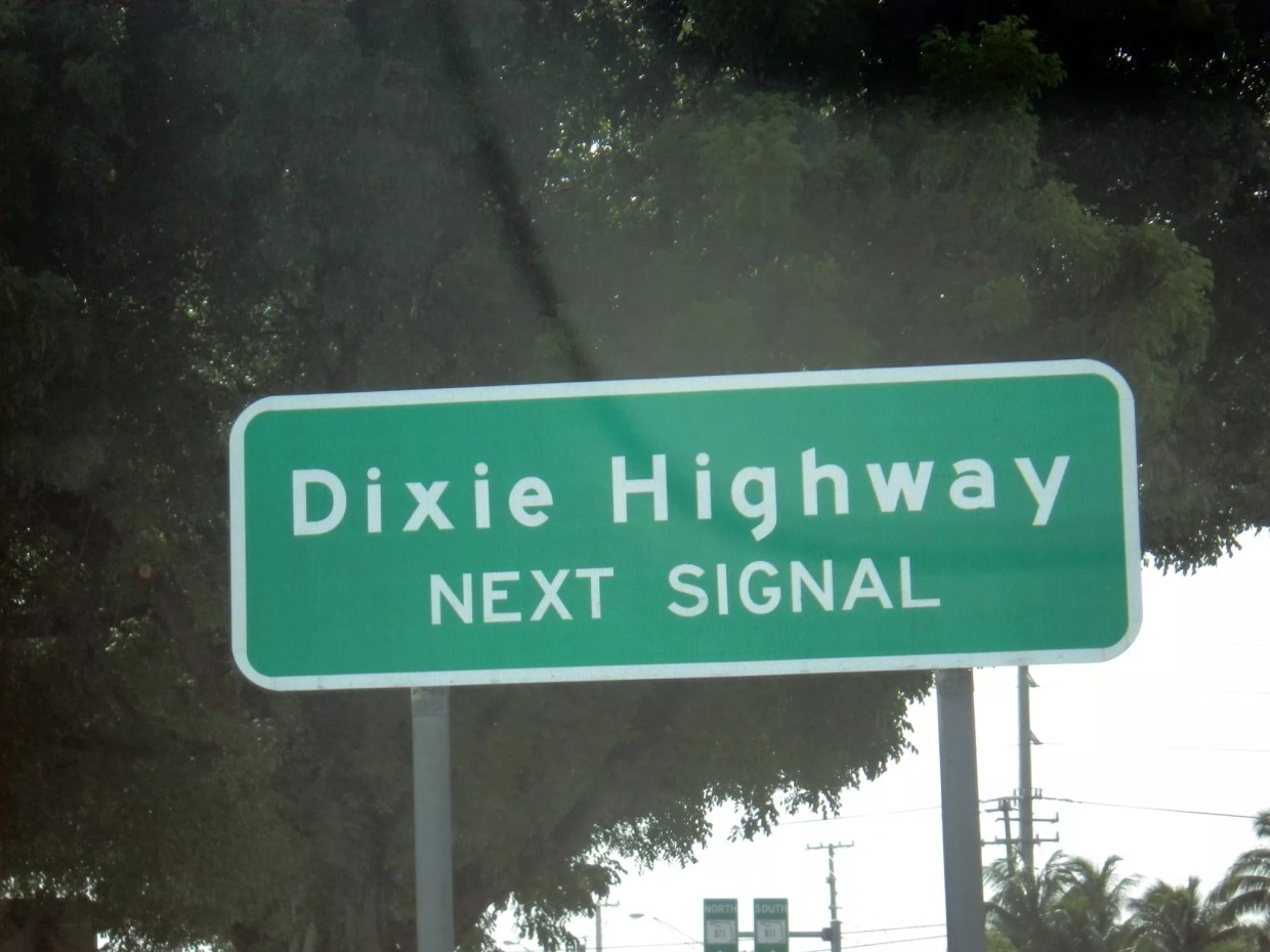 Miami-Dade Might Rename Dixie Highway Because the Name Is Gross and Racist