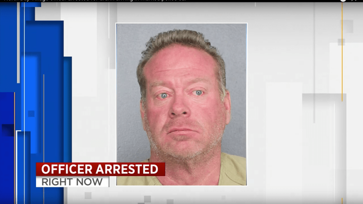 Miami-Area Cop Arrested for Driving Cruiser While Drunk Also Drank on Job During Hurricane