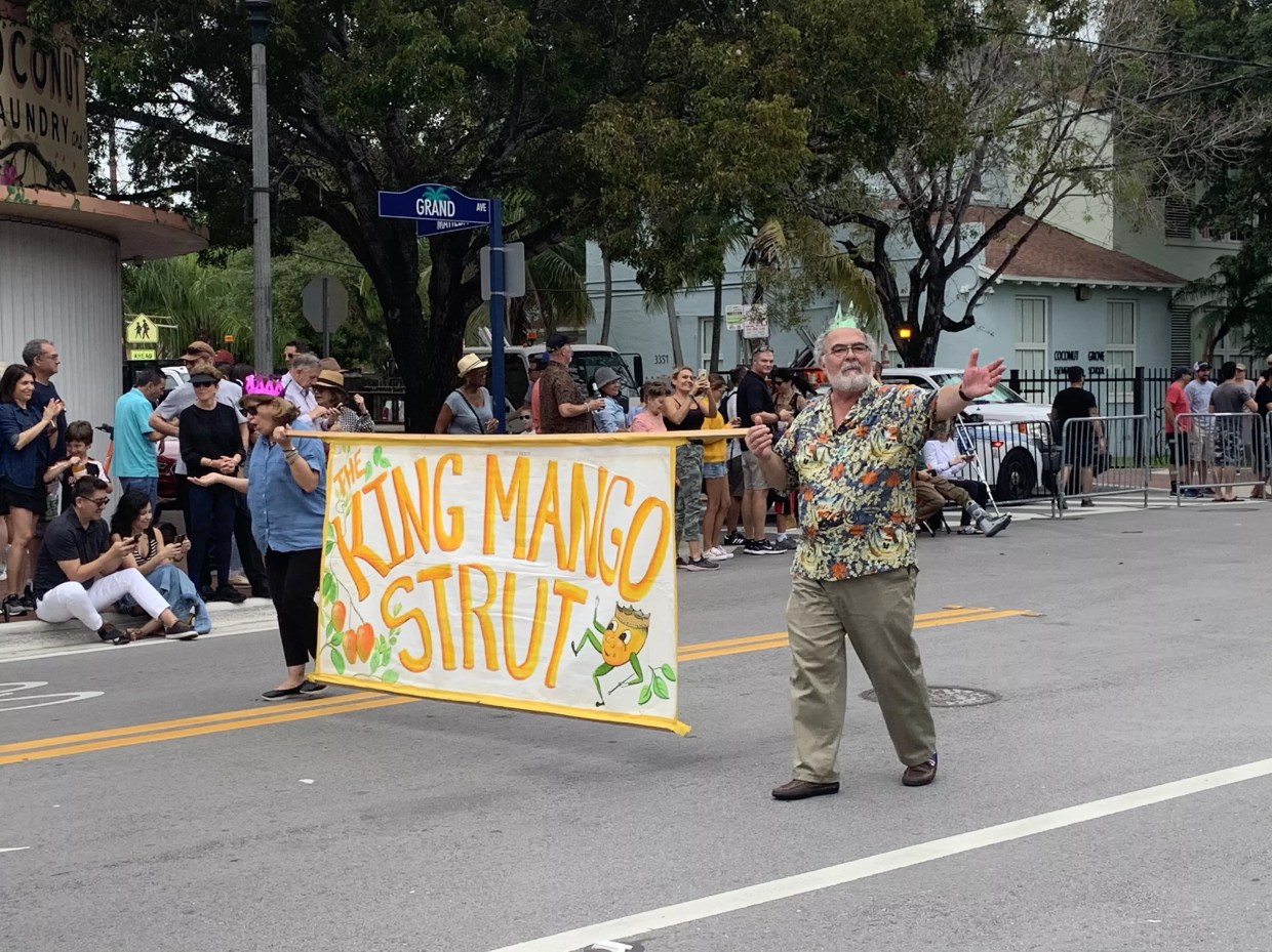 With Bananas, Peaches, and Lots of Nuts, the King Mango Strut Continues Its Fruity Reign Over Coconut Grove