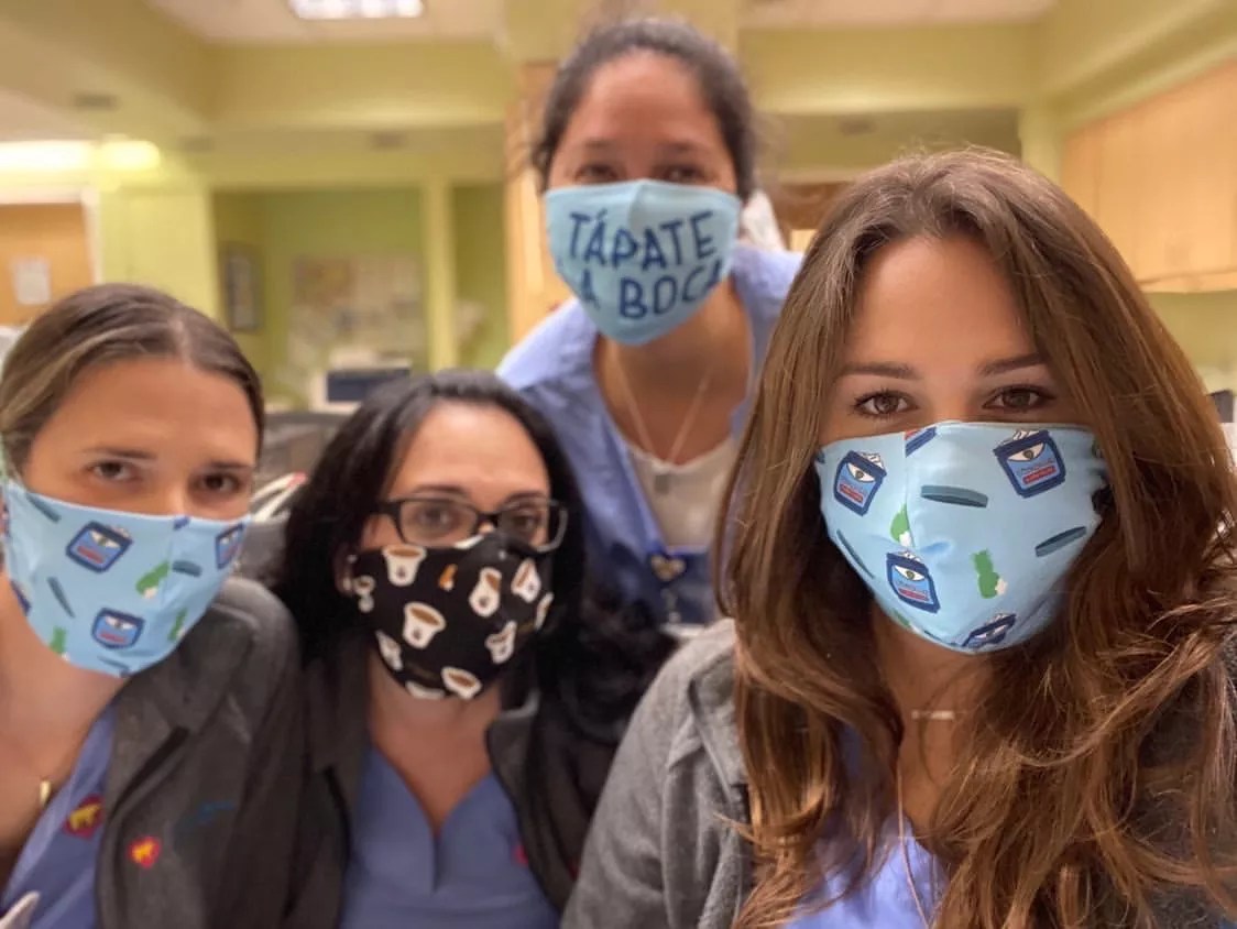 Martha of Miami’s “Tápate la Boca” Masks Help Local Hospital Workers