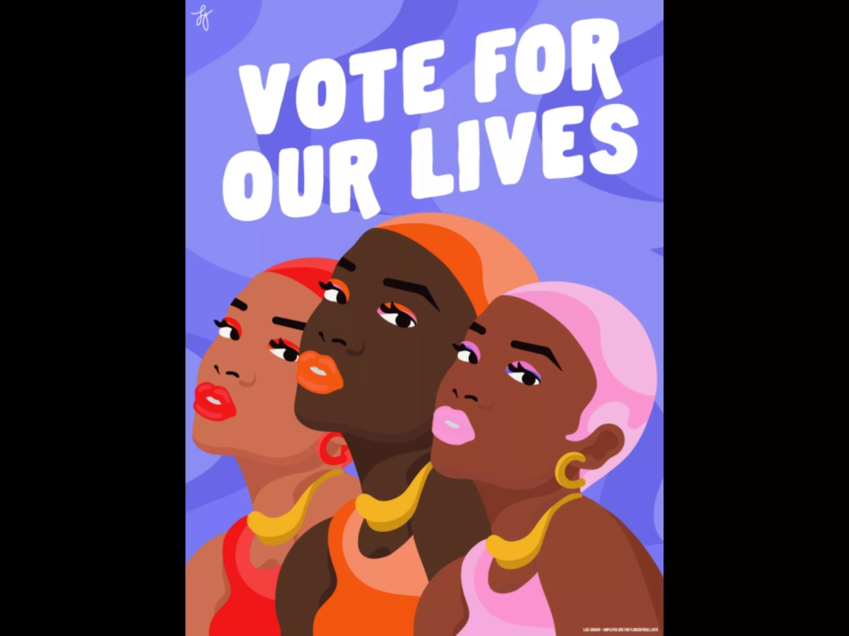 Organizers Engage Young Miami Voters Through Art