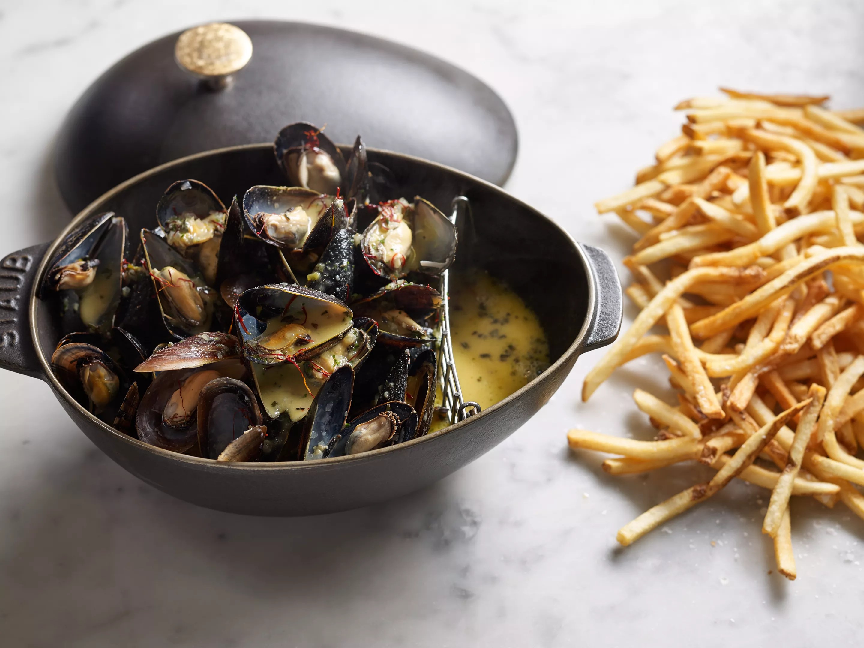 Mussels and french fries