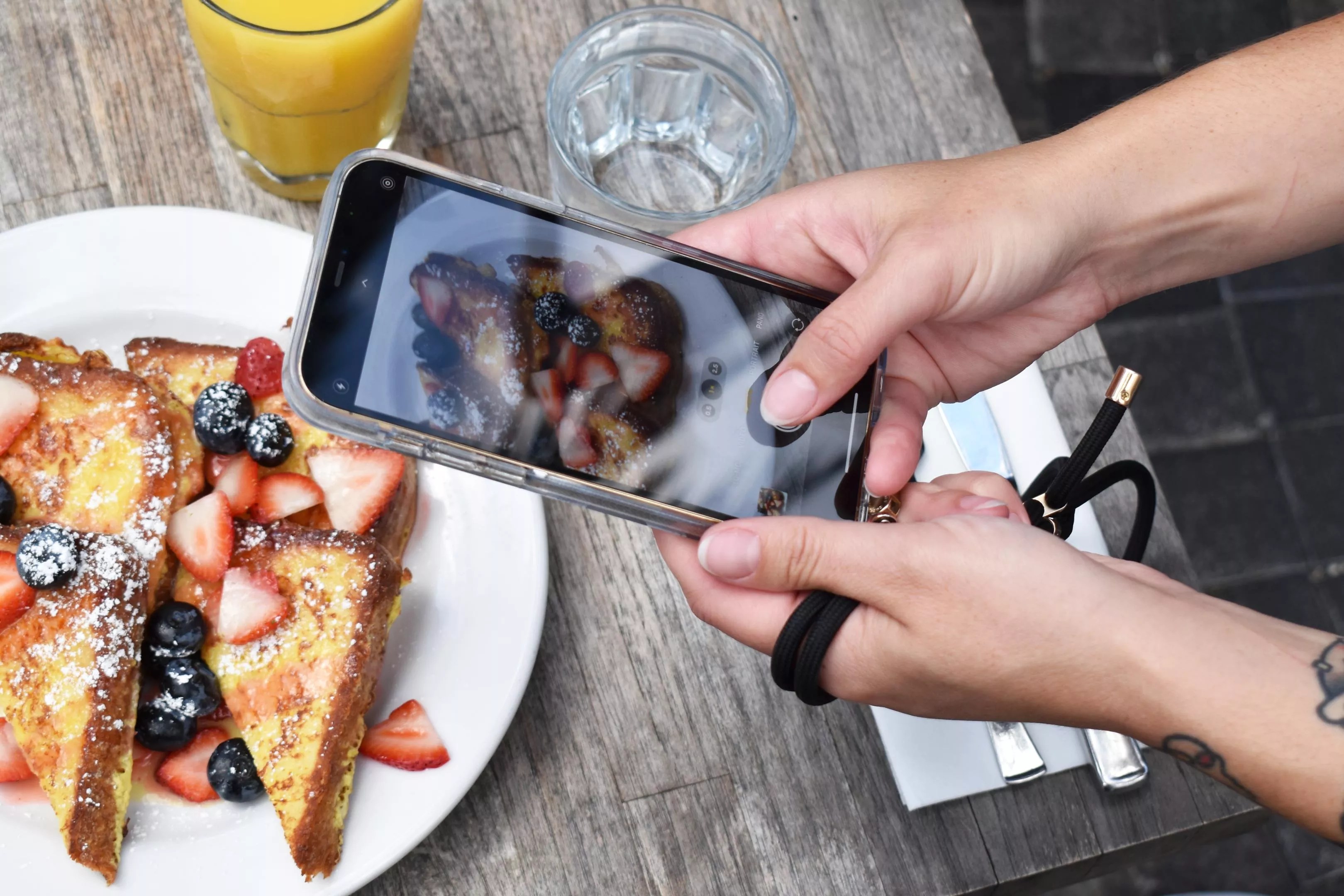 Avocado toast from Threefold Cafe.
