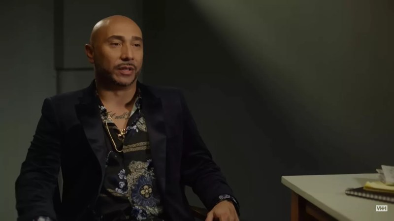 Michael Blanco, son of Griselda Blanco, speaks during an interview on a reality TV show.