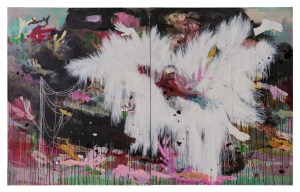 Painting by French Caribbean artist Marielle Plaisir