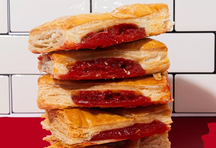 Guava pastelito stack