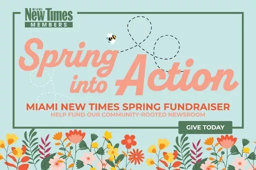 spring-themed promotional art for Miami New Times spring 2024 membership drive "Spring Into Action"