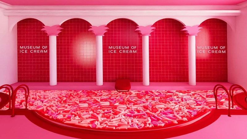 Sprinkle pools at Museum of Ice Cream