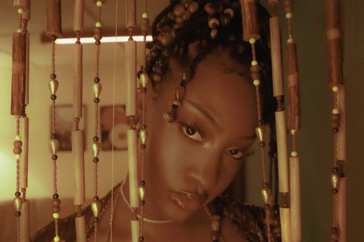 Portrait of singer Tems