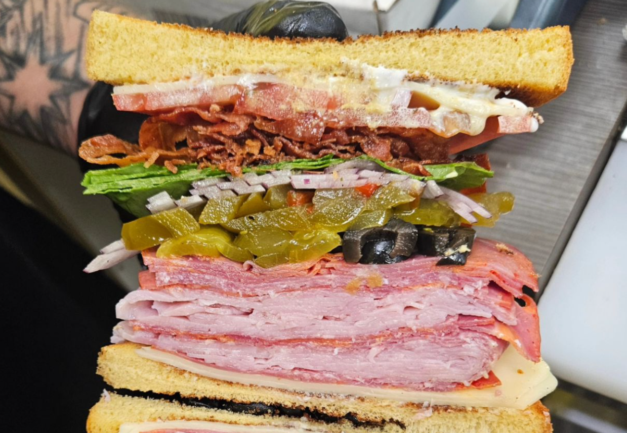 a sandwich