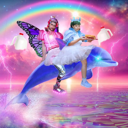 Portrait of Liz Ferrer and Bow Ty, AKA LizN'Bow