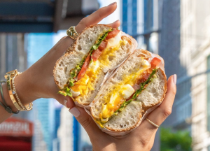 an egg sandwich