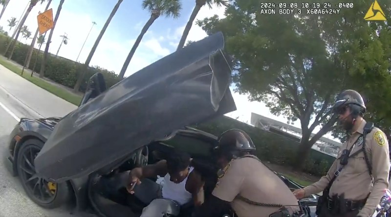 Miami-Dade police officer Danny Torres has been placed on administrative leave following an incident during a traffic stop of Miami Dolphins wide receiver Tyreek Hill.