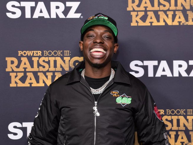 Bobby Shmurda on the red carpet for the premiere of Power Book III: Raising Kanan