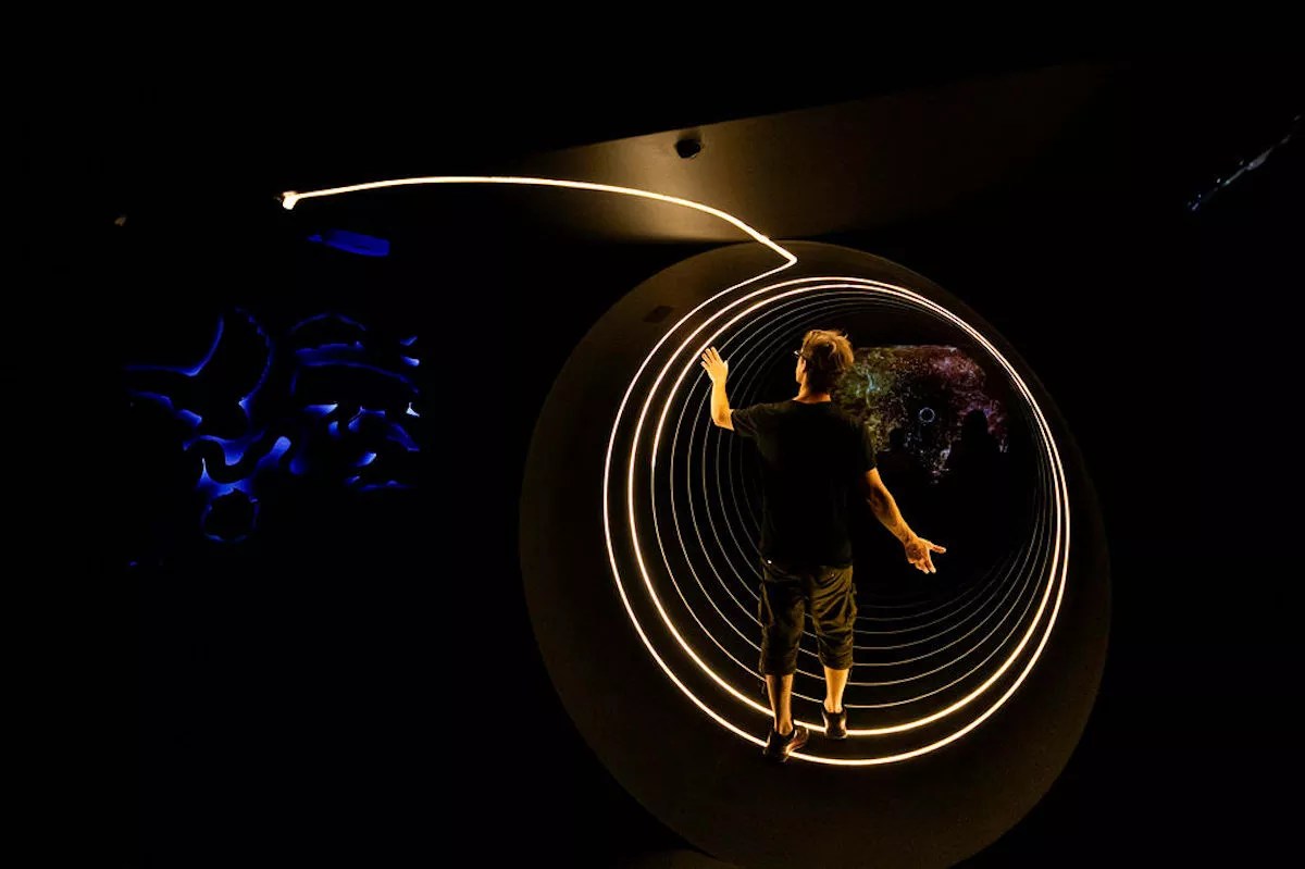 Still from The Black Hole Experience