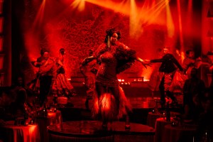 The cast of Carmen onstage at Faena Theater