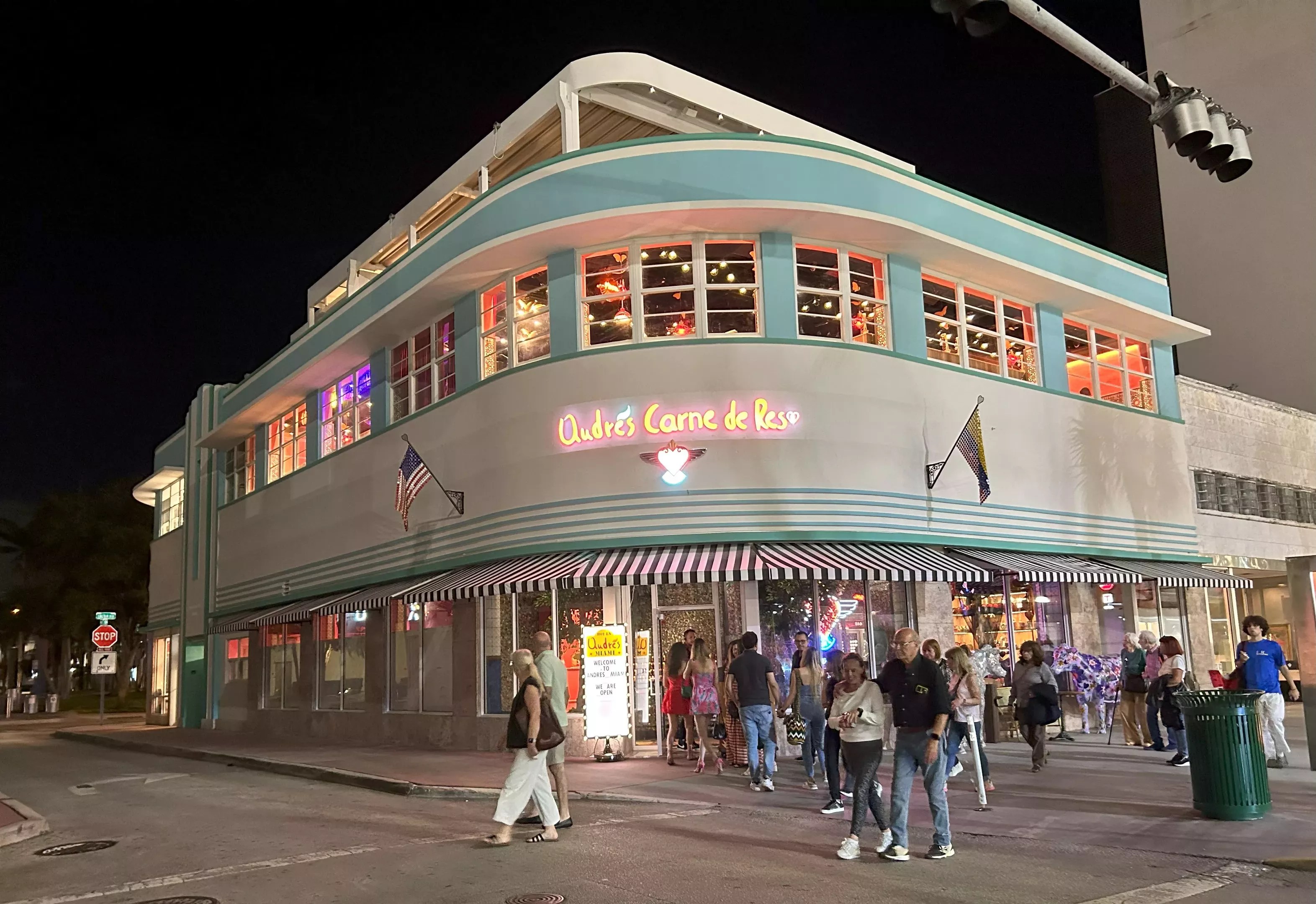 exterior of the restaurant