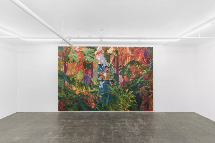 Abstract painting by Marlon Portales