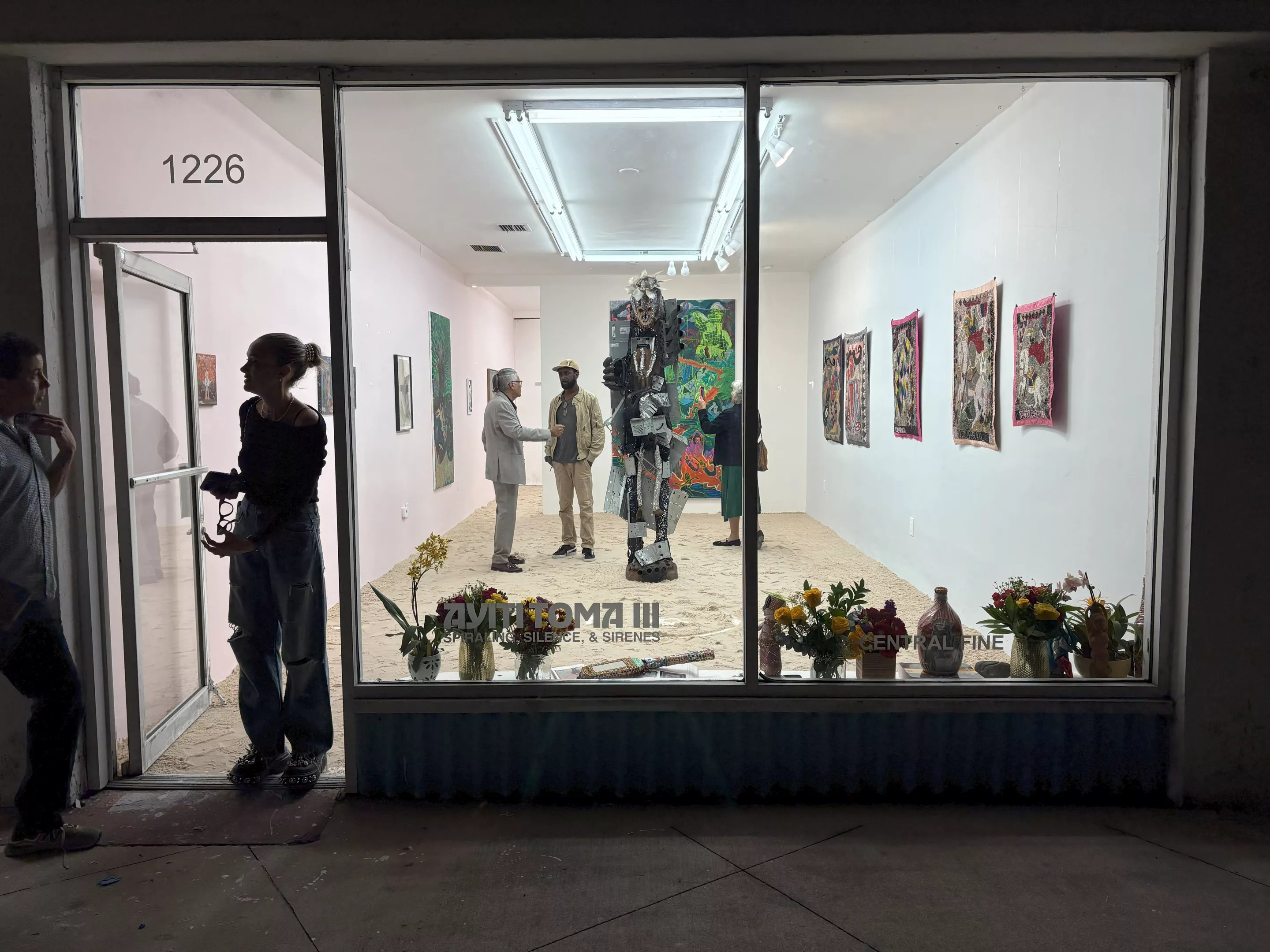 outside view of art gallery