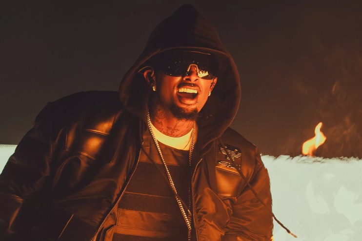 Playboi Carti on stage at Rolling Loud Miami 2024