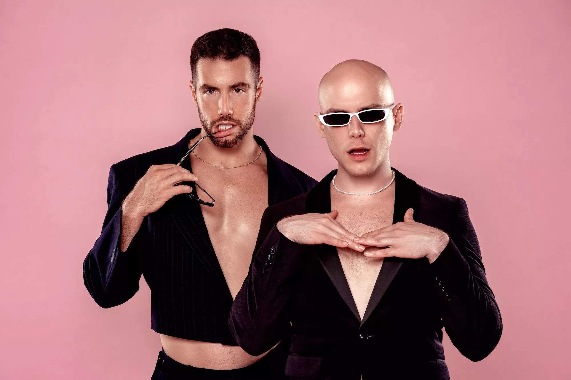 Jake Jonez and Aaron Goldberg of the Mean Gays