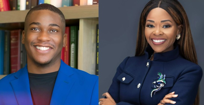 A side-by-side photo of Broward County activist Elijah Manley and U.S. Rep. Sheila Cherfilus-McCormick.