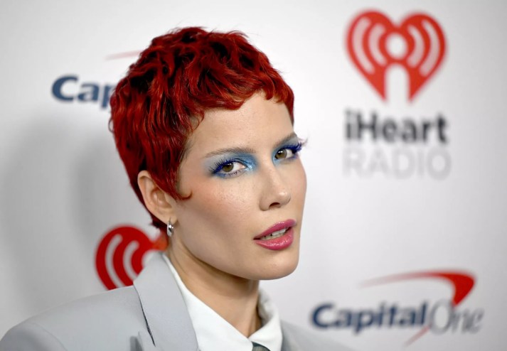 Halsey on the red carpet for the 2024 iHeartRadio Music Festival in Las Vegas