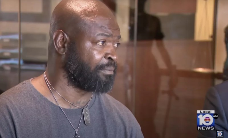 Donald Armstrong, 48, who was shot six times by a Miami police officer while experiencing a mental health crisis last year.