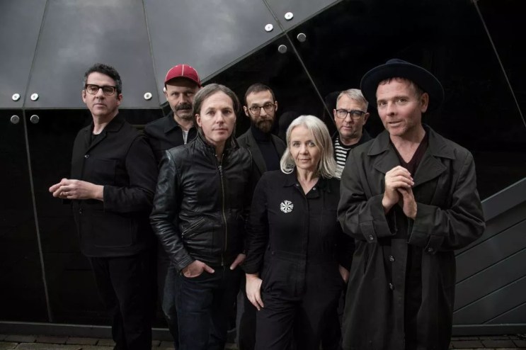 Portrait of the band Belle and Sebastian